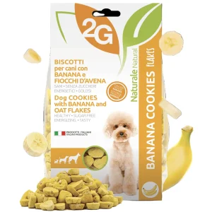 Banana Cookies Flakes - Biscotti energetici per cani
